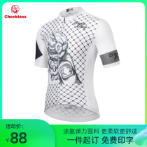 2022 new short sleeve riding clothes polyester ammonia fabric high elastic bike clothes road bike fast dry and breathable clothes