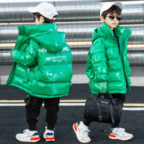 Children's clothing boys' high-end down jacket free wash 2022 new foreign-style large children's winter thickened coat trendy brand