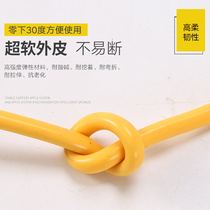 Cable waterproof 2-core soft outdoor 1 5 2 5 4 square pure copper antifreeze household beef tendon with Plug Power supply
