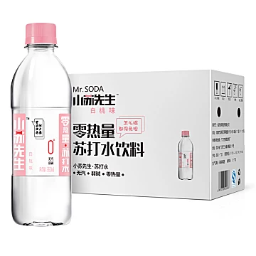 【拍3件】小苏先生白桃苏打水360ml*12瓶[10元优惠券]-寻折猪