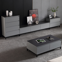 Minimalist Italian ins wind coffee table TV cabinet Nordic modern simple living room small apartment creative designer coffee table