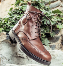 (ARABBER) BYCITY SAFARI WATERPROOF COWHIDE HIGH-top Bullock RIDING boots