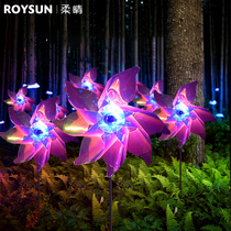 led magic wind car lights outdoor solar landscape lights Garden Hotel scenic spot lighting colorful lawn decorative lights