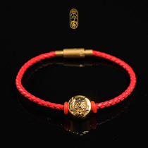 Everson Family Thai Buddha Truffle Real Dragon Lady Gentian Gold Tiger Red Rope Foot Chain Bracelet Bracelet