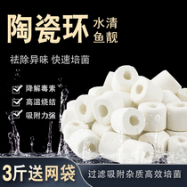 Aquarium tank filter glass ring ceramic ring filter material filter material Guide ring culture bacteria nitrifying bacteria filter cycle