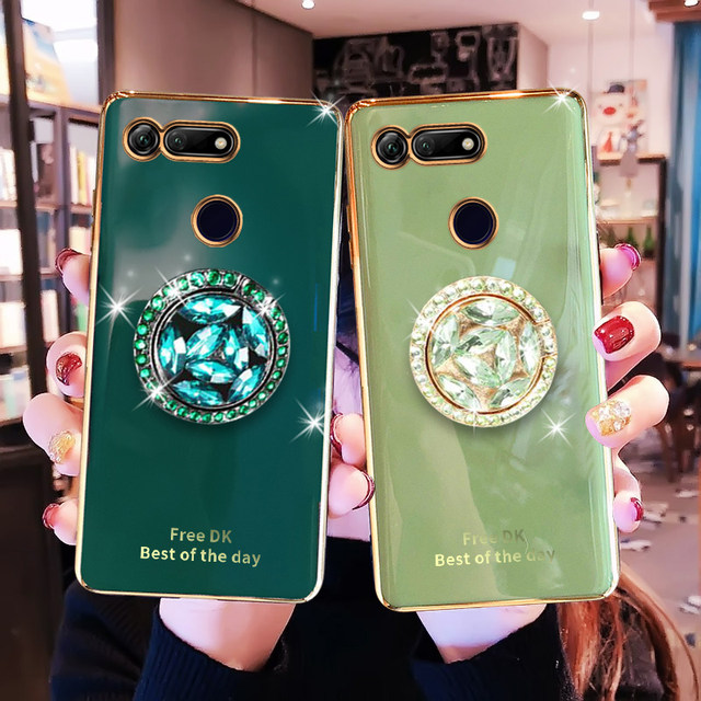 Huawei Honor V20 mobile phone shell electroplating couple models PCT-AL10 grandma gray ins all-inclusive edge net red soft Honor V20 fun luxury protective cover huawei v2o high-end men and women Huawei Honor V20 mobile phone shell electroplating couple models PCT-AL10 grandma gray ins all-inclusive edge net red soft Honor V20 fun luxury protective cover huawei v2o high-end men and women