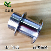 304 stainless steel wearing wall pipe decoration casing sanitary grade purifying workshop Anti-fastener