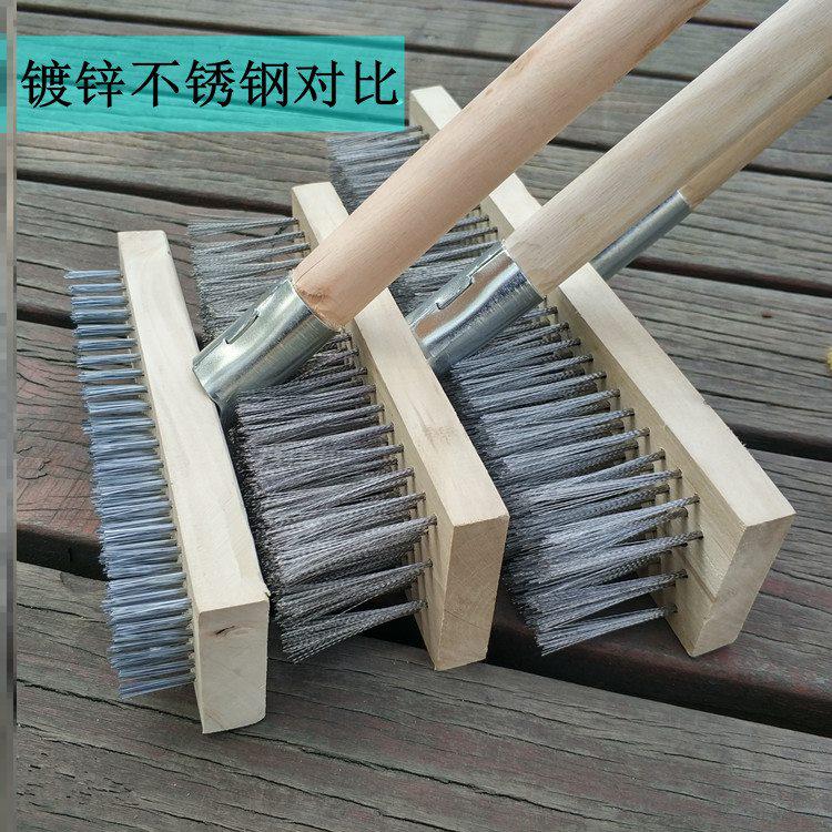 Iron brush clean ceramic tile to the scrub brush encryption long lengthened wire brush toilet large kitchen strong handles