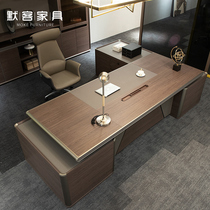 Office furniture boss table master desk high-end desk boss large class simple modern table and chair combination matching
