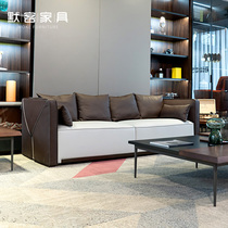 Light Extravagant Sofa High-end Boss Office Sofa Talks Sofa Business Guests Sofa president Reception Sofa tea table