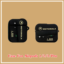 Retro bb machine airpodspro protective sleeve suitable for apple wireless Bluetooth 1 2 headphone cover airpods2 wireless Bluetooth headphones cover a second generation protective shell soft anti-fall female net red i