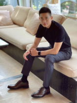 CAREOFL SPRING SUMMER NEW PRODUCTS ANTI-CREAMY ELASTIC PURE COLOR PITUALITY UNSTUCK HAIR LONG PANTS MID-WAIST CASUAL WESTERN PANTS