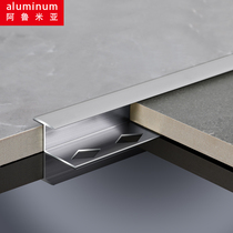 Aluminum pressure line Z-shaped wooden tile edge strip 9 12 percent wall panel transition background wall decorative strip closure