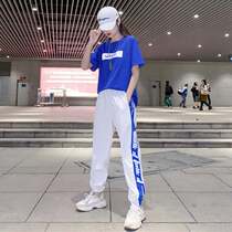 Jazz Dance Costume Dances Women 2020 Summer New Korean Ghost Dance Clothes Leisure Sports Street Dance Set