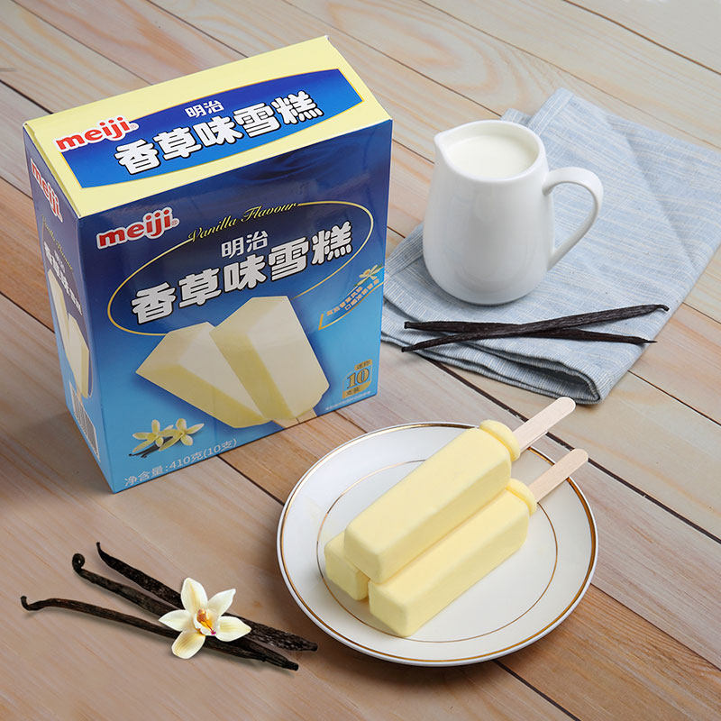 明治meiji冰淇淋香草味方棒30支(热品库)