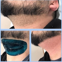 Beard-pulling glue mens beard-removing artifact beard-pulling glue tear-off hair removal cream beard-pulling artifact beeswax