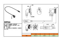 DPX4 panel USB interface Industrial USB transfer interface extension panel USB extension cord