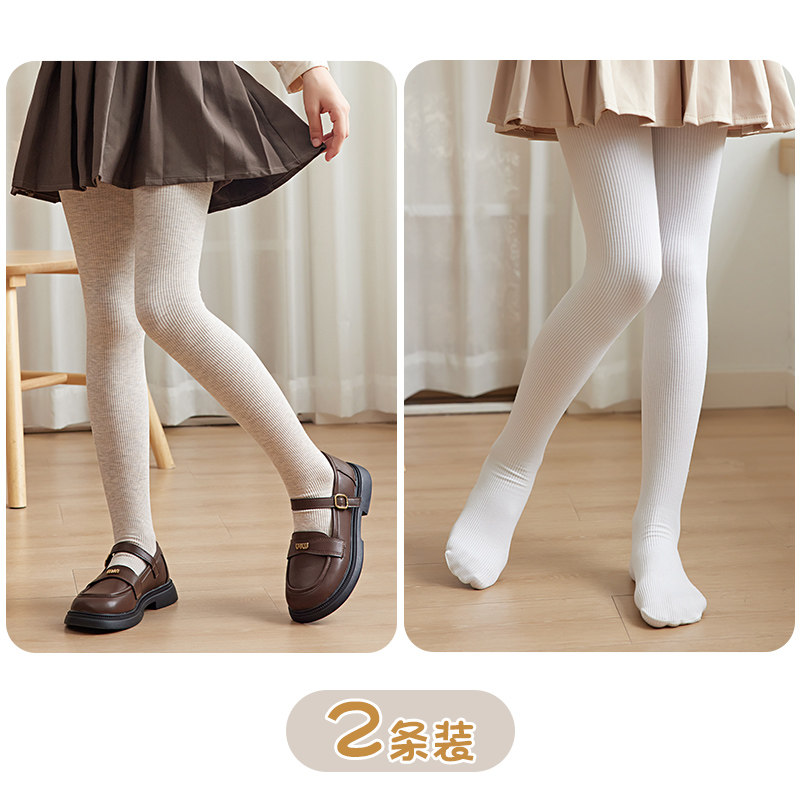 Girls' Pantyhose Spring and Autumn Thin Children's High Waist Leggings