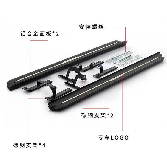 15-25 Highlander Pedals에 적용 가능 Toyota Wilander Rav4 Rongfang 크라운 랜드 장착 측면 환영 페달 15-25 Highlander Pedals에 적용 가능 Toyota Wilander Rav4 Rongfang 크라운 랜드 장착 측면 환영 페달