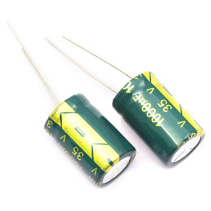 high frequency electrolytic capacitor 35v/1000uf 13*20mm in-line aluminum electrolytic capacitor (5 pcs)