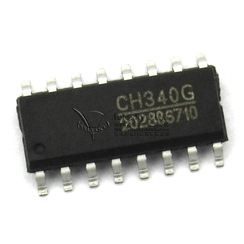 telesky patch ch340g usb to serial port ic chip sop-16