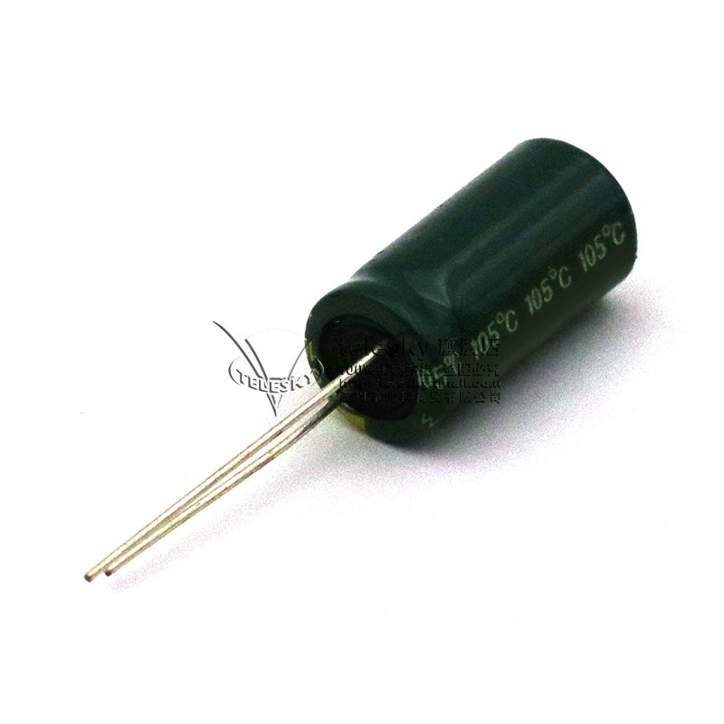 high frequency electrolytic capacitor: 25v/1000uf, 10*20mm, 10 directly inserted aluminum electrolytic capacitors