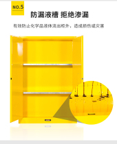 Explosion-proof cabinet Galvanized laminate Chemical safety cabinet PP tray flammable and explosive liquid storage cabinet fireproof and explosion-proof cabinet