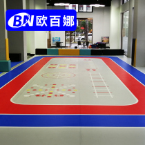 Obina roller skating training ground glue functional sports floor fitness sensory integration training pvc elastic floor