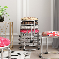 Thickened childrens plastic stool Bathroom non-slip small bench round stool low stool foot home chair stool Low stool round stool guest