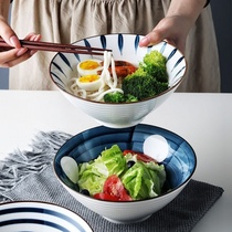 Japanese ceramic soup noodle bowl home beef noodle bowl noodles noodles noodles noodles Bowl vintage fruit salad bowl tableware