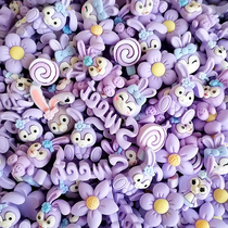 Cream adhesive diy cartoon star delu resin accessories handmade accessories hairpin handicrafts handheld bag