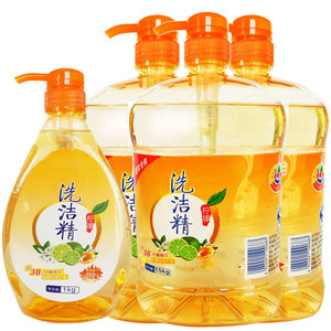 食品级洗洁精餐具清洁剂家庭装大桶柠檬瓜果蔬菜一洗净餐具洗洁精