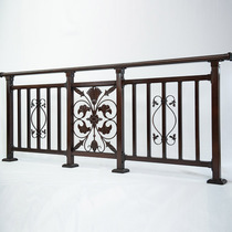 Bodun Iron fence Aluminum art Indoor and outdoor fence fence Balcony Aluminum alloy handrail Garden villa balcony railing