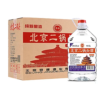 北京二锅头2L桶装56度2000ml*6桶实惠装[10元优惠券]-寻折猪