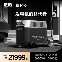 EcoFlow Zhenghaode Pro outdoor mobile power supply 220v household emergency power outage limited power backup high-power capacity battery