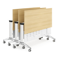 Guanqin folding training table conference table training table and chair combination foldable splicing conference room conference table desk