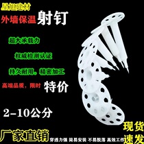 Interior Wall Exterior Wall Insulation Rock Wool Shooting Nail Milking Plastic Plate Shooting Nail Gun Benzene Plate Insulation Nail-integrated plate nail manufacturer Direct