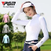 PGMs golf sunscreen slapped bottom breathable ultra-chilled cool long sleeve ice silk clothing golf womens dress