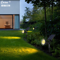 Solar light tree light spotlight led light ground plug light outdoor waterproof light lawn colorful spotlight courtyard decoration light