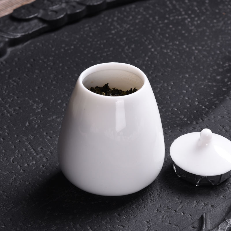 Dehua suet jade porcelain white porcelain kung fu tea set suits for China teapot teacup tureen home office gift box