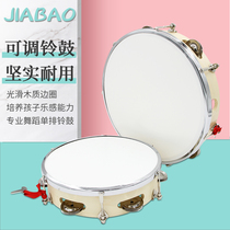 Single row bell hand drum Single leather drum 8 inch tambourine Adjustable tambourine 10 inch tambourine