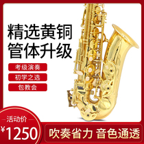 Saxophone instrument Alto saxophone down E (F)elbow saxophone for the first semester and the rest of the school