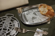 House Xiaosheng DULTON Bread Tray Retro Cast Aluminum Storage Tray Storage Tray Entrance Restaurant Household Snack Plate