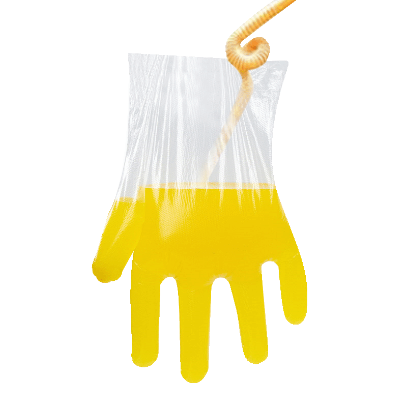 Super care disposable glove food, catering thickened durable plastic transparent kitchen household thin film Tingxian gloves Super care disposable glove food, catering thickened durable plastic transparent kitchen household thin film Tingxian gloves