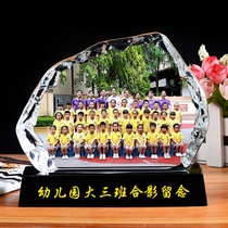 Veteran souvenirs to send comrades-in-arms classmates graduation gifts teachers Crystal photos stage Teachers Day Trophy