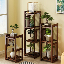 Multi-meat flower shelf Living room floor-style Balcony Decorative shelf Interior Window Desk Office Greenway Plant Shelf