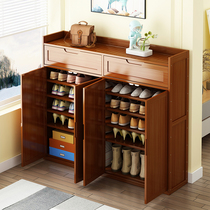 Minimalist modern shoe cabinet door-to-door entrance door to door small large capacity balcony outdoor containing shoe rack