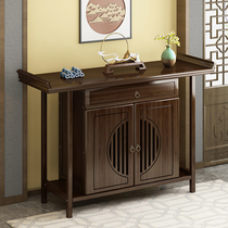 New Chinese Genguan Table Leaning Against Wall Table Strips Desk Bar Desk Bar Brief modern for table Xuan Guan Tai Incense Desk Incense Desk