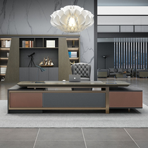 Boss desk office desk simple modern atmosphere presidents desk fashion supervisors desk and chair combination class desk office furniture