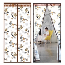 Winter home air-proof warm door curtain Velcro plus broadband storage living room kitchen anti-oil smoke partition curtain